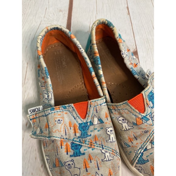 Toms Camping Bear Tiny Toddler Alpargatas 11 - Picture 4 of 5